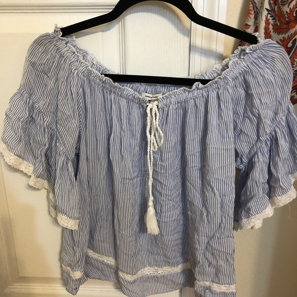 American Eagle Off the Shoulder top